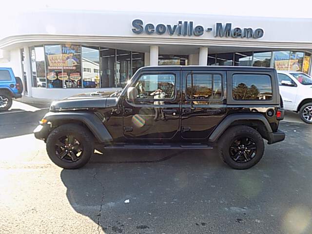 Used 2021 Jeep Wrangler Unlimited Altitude with VIN 1C4HJXDG0MW743972 for sale in Owego, NY