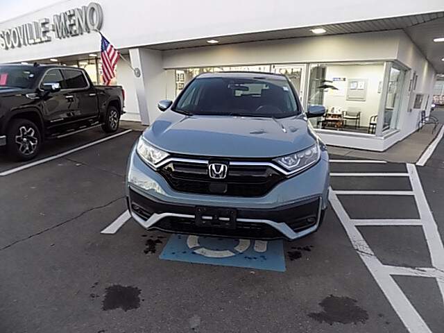 Used 2021 Honda CR-V EX with VIN 2HKRW2H5XMH675283 for sale in Owego, NY